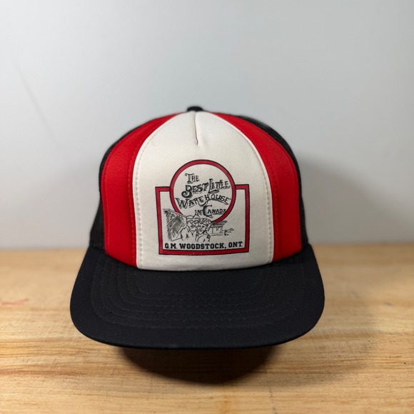Athletic Headwear Ltd Other - GM Woodstock Trucker Hat Mens OSFA Black The Best Warehouse Canada Vintage 80s